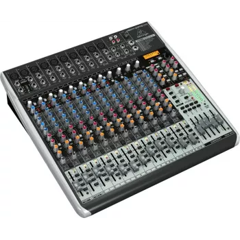 Behringer QX2442USB Mixer analogico 24 ingressi 4/2-bus con interfaccia USB e FX