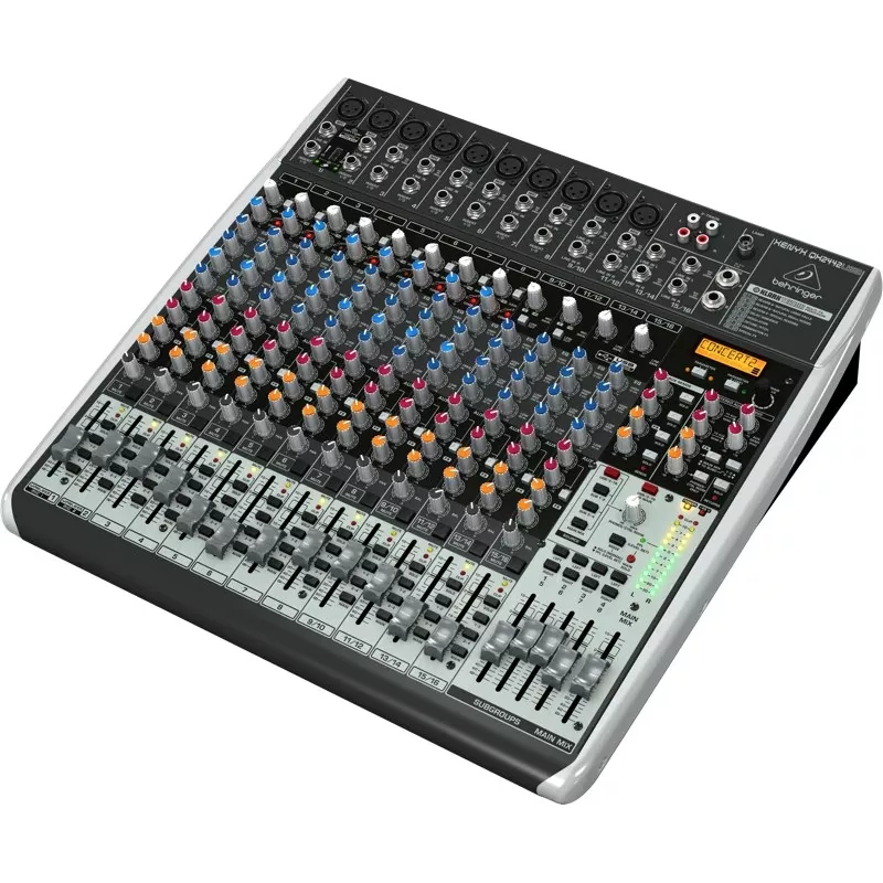 Behringer QX2442USB Mixer analogico 24 ingressi 4/2-bus con interfaccia USB e FX