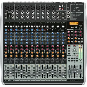 Behringer QX2442USB Mixer analogico 24 ingressi 4/2-bus con interfaccia USB e FX