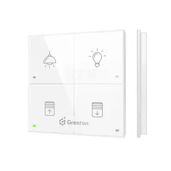 Grenton Pannello touch 4B TF-BUS vetro bianco