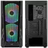 Aerocool AirHawk Duo Midi-Tower, vetro temperato - nero