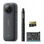 Insta360 X4 Adventure Bundle - Fotocamera 360° 8K con selfie stick, batteria aggiuntiva, scheda 64GB