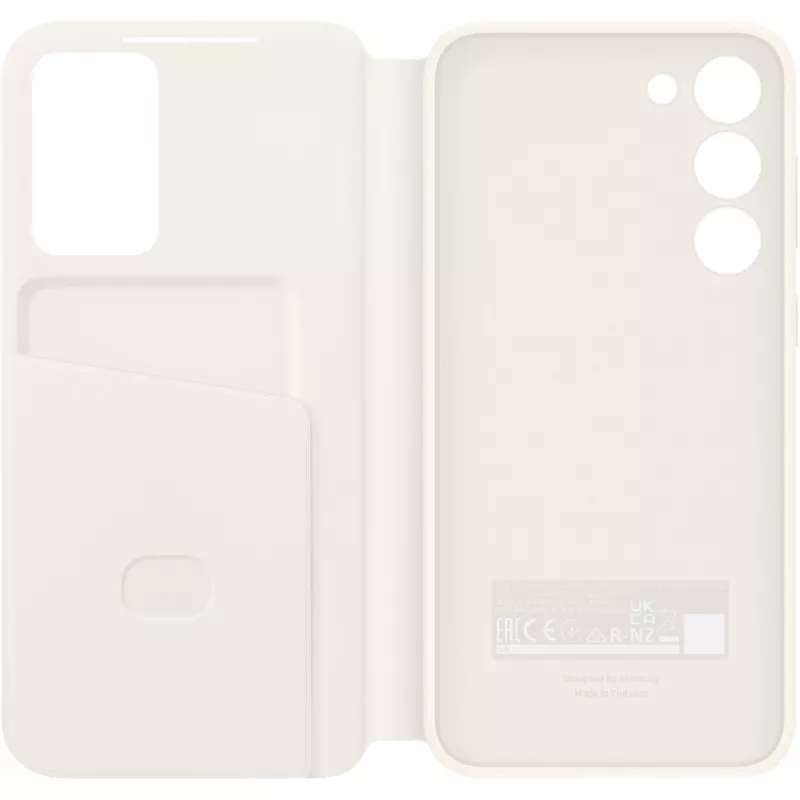 Samsung Smart View Wallet Case per Galaxy S23+, crema (EF-ZS916CUEGWW)