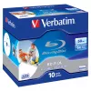 Verbatim BD-R DL 50GB 6x Inkjet Printable Jewel Case confezione da 10