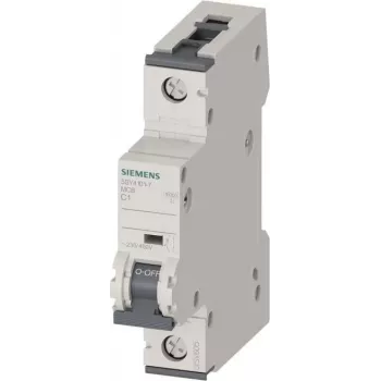 SIEMENS 5SY4101-7 MCB 1A 1 polo C 6kA Interruttore automatico magnetotermico