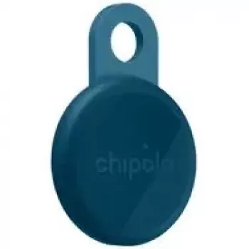 Chipolo LOOP – Localizzatore Bluetooth ricaricabile con cinturino in silicone per iOS & Android, navy
