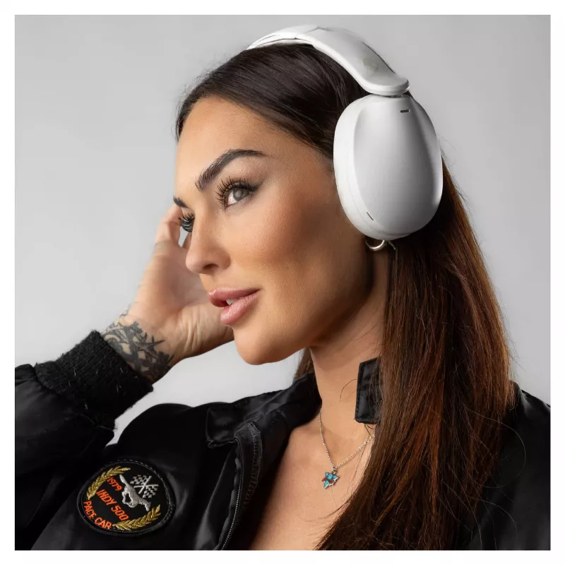Skullcandy Hesh 360 Cuffie over-ear wireless, Bluetooth 5.0, cancellazione attiva del rumore, bianco