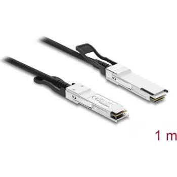 Delock Cavo Twinax connettore QSFP+ a connettore QSFP+ 40 Gbps 1 m