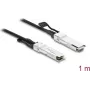 Delock Cavo Twinax connettore QSFP+ a connettore QSFP+ 40 Gbps 1 m