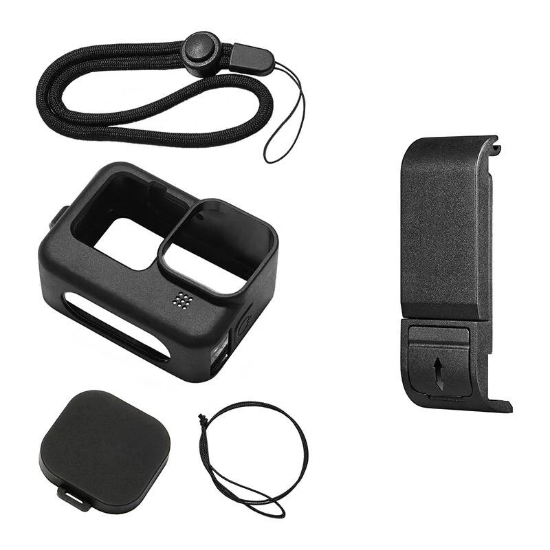 PULUZ Custodia protettiva in silicone per GoPro Hero 9/10/11/12 (nero)