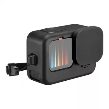 PULUZ Custodia protettiva in silicone per GoPro Hero 9/10/11/12 (nero)