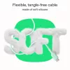 GREEN CELL Cavo in silicone USB-C a USB-C PowerFlex 100W 1,2m nero