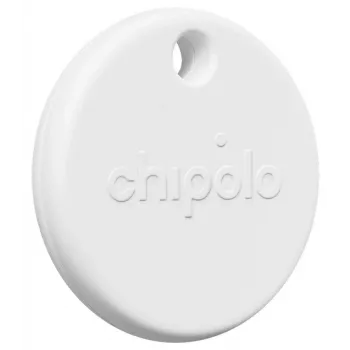 Chipolo POP Localizzatore universale bianco - tracker Bluetooth per Apple Find My e Android, IP55
