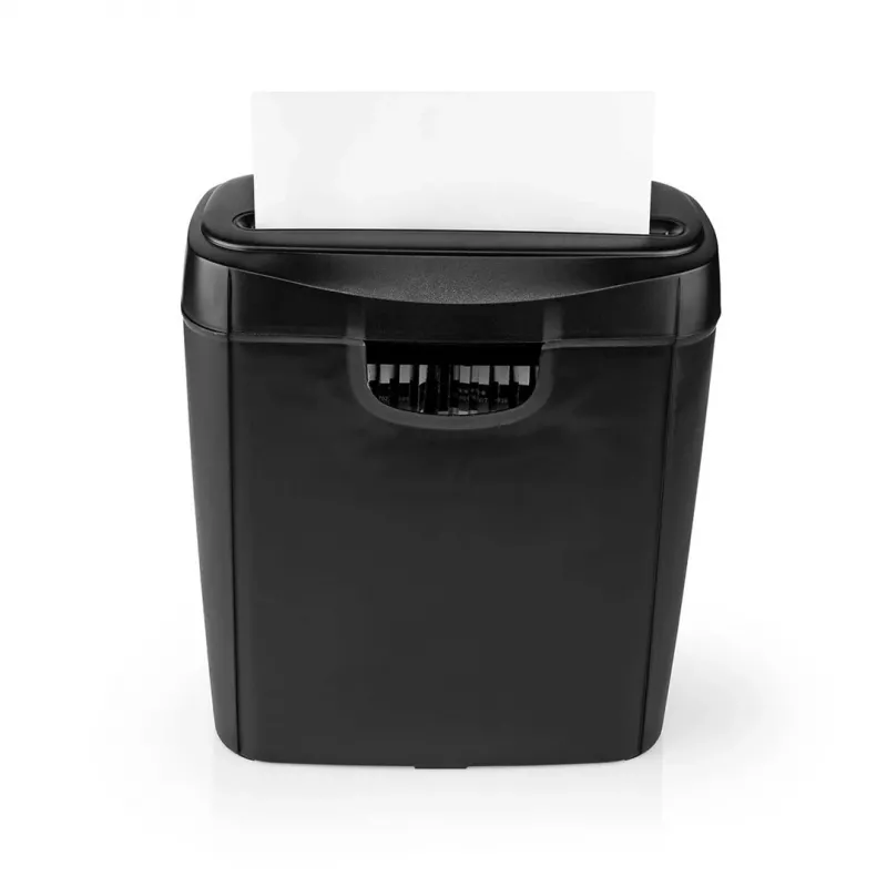 Nedis Distruggidocumenti 10L taglio incrociato P-4 nero