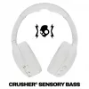 Skullcandy Crusher Evo Cuffie over-ear wireless con Sensory Bass, Bluetooth 5.0, batteria 40 ore, bianco