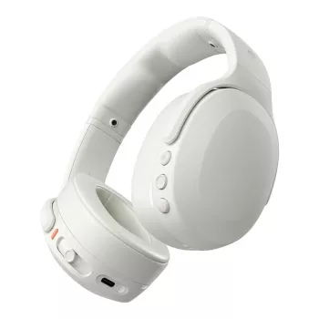 Skullcandy Crusher Evo Cuffie over-ear wireless con Sensory Bass, Bluetooth 5.0, batteria 40 ore, bianco