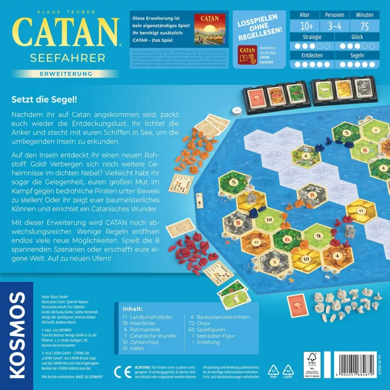 KOSMOS CATAN - Seefahrer Espansione gioco da tavolo