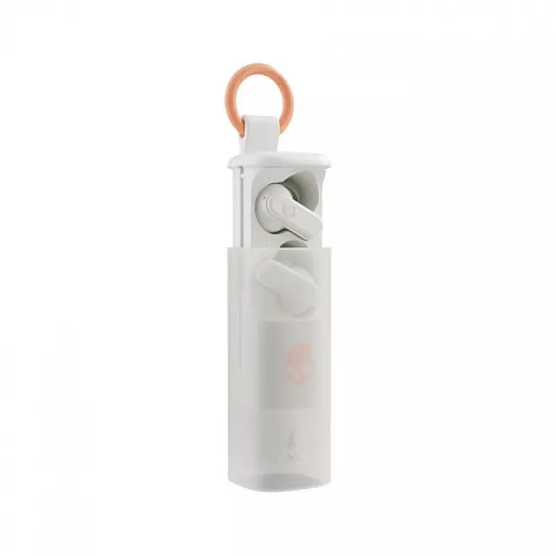Skullcandy Dime Evo cuffie in-ear True Wireless, True White, Bluetooth 5.3, IPX4, fino a 20 ore di autonomia (S2DTW-S951)