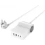 4smarts USB-C/A ciabatta power strip desk GaN 65W bianco
