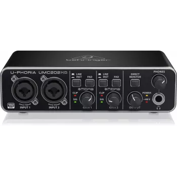 Behringer UMC202HD Interfaccia audio USB con preamplificatori MIDAS