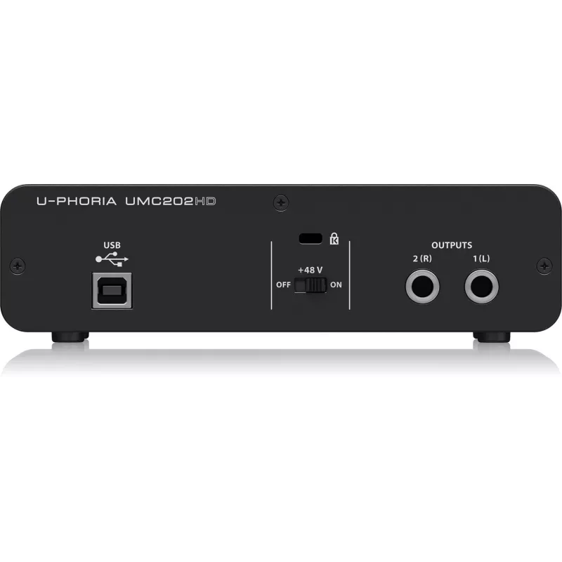 Behringer UMC202HD Interfaccia audio USB con preamplificatori MIDAS