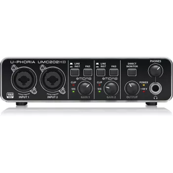 Behringer UMC202HD Interfaccia audio USB con preamplificatori MIDAS