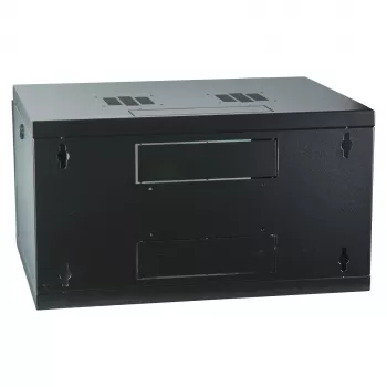 EFB-ELEKTRONIK Armadio a parete 19 inch 6U, fisso, in un pezzo, RAL 9005 nero intenso, profondità 450 mm (691706VTS.45)