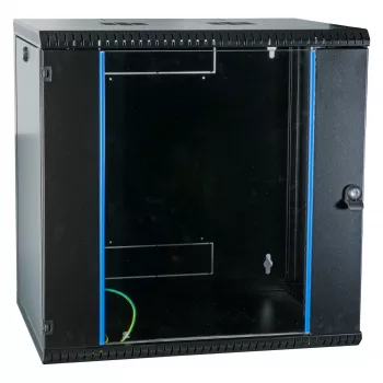 EFB Elektronik EFB armadio a muro da 19 pollici 12U, fisso, monoblocco, RAL 9005, profondità 450 mm