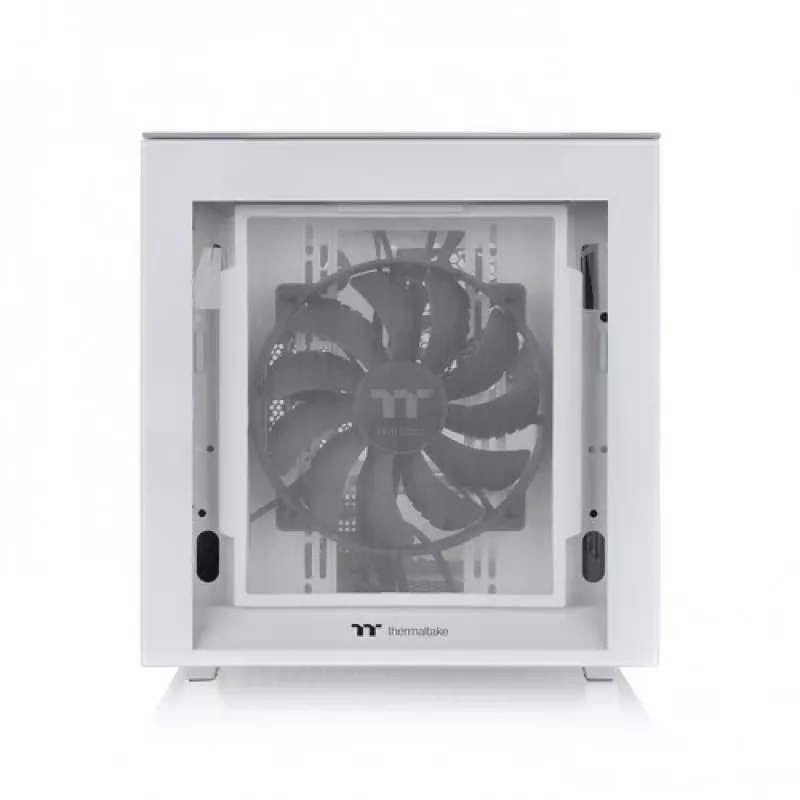 Thermaltake Divider 200 TG Snow Micro Case, Bianco, Vetro Temperato