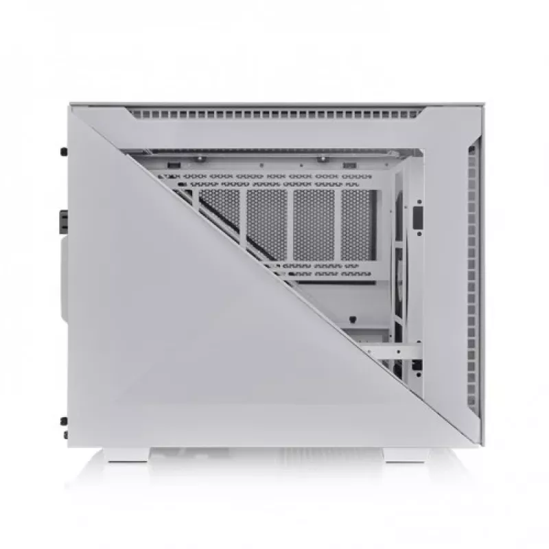 Thermaltake Divider 200 TG Snow Micro Case, Bianco, Vetro Temperato