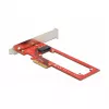 Delock Scheda PCI Express x4 su 1 x Slot EDSFF E1.S - Low Profile
