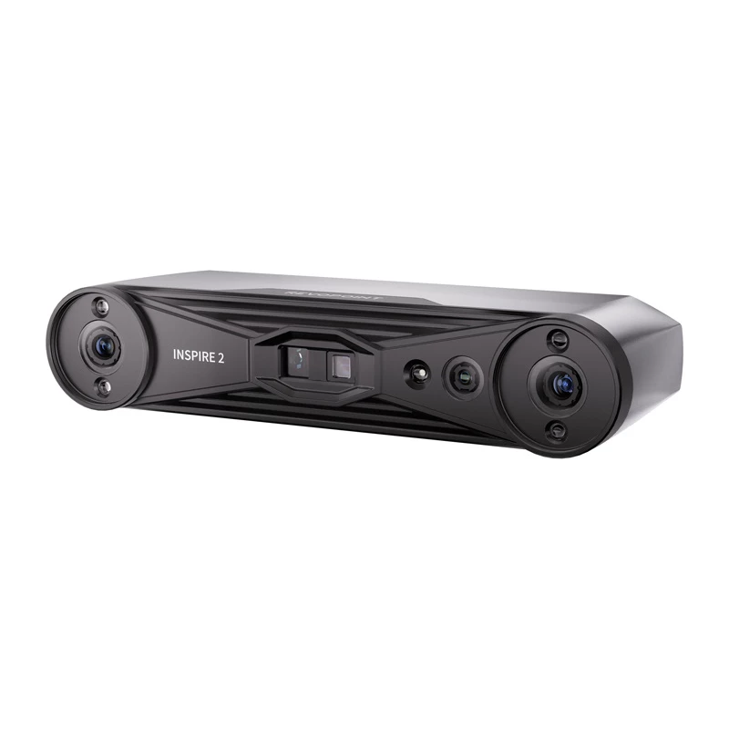 Revopoint Inspire 2 Standard Edition Scanner 3D - Portatile e da Tavolo, Luce Strutturata Infrarossa a Doppio Asse, Precisione 0,05 mm, Colore 24-Bit