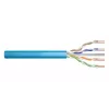 DIGITUS Cavo di Installazione CAT 6A U/UTP Dca AWG 23/1 LSOH 100m Blu Rotolo
