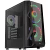 Aerocool NightHawk Duo Midi-Tower, Vetro Temperato - Nero