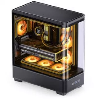 Jonsbo TK-5 Midi-Tower, ATX, Vetro Temperato - Nero