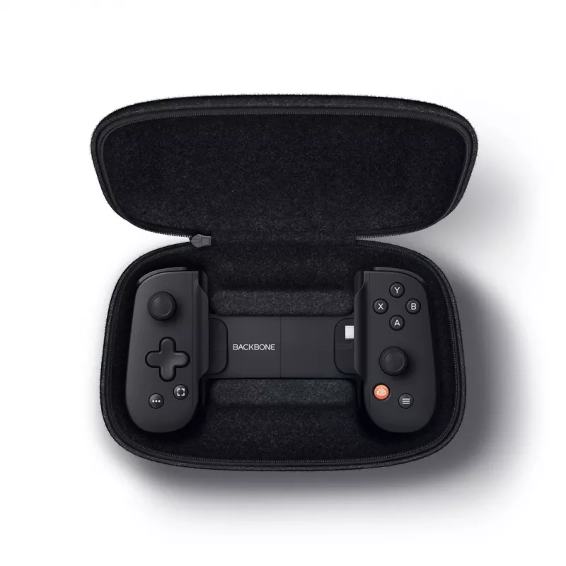 Backbone CC-01-B-R Custodia per Controller Gaming - Nero