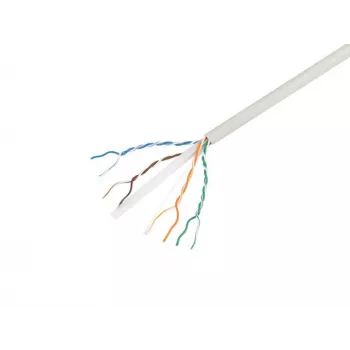 LANBERG Cavo di Rete Cat.6 UTP LSZH 305m Grigio CU Solid 23AWG Fluke Passed CPR
