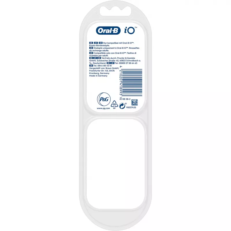 BRAUN Oral-B iO Gentle Care Testina spazzolino confezione da 2 nero