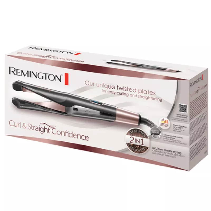 Remington S6606 Piastra per capelli nero/bronzo