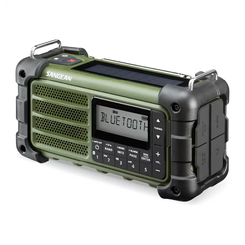 Sangean MMR-99 Radio portatile di emergenza AM/FM verde bosco