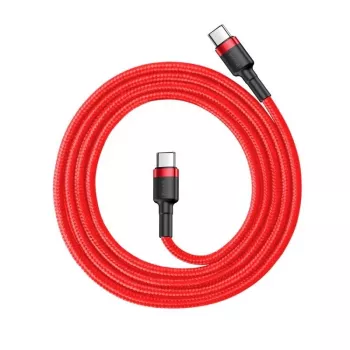 Baseus Cafule Cavo USB-C a USB-C 60W 1m rosso