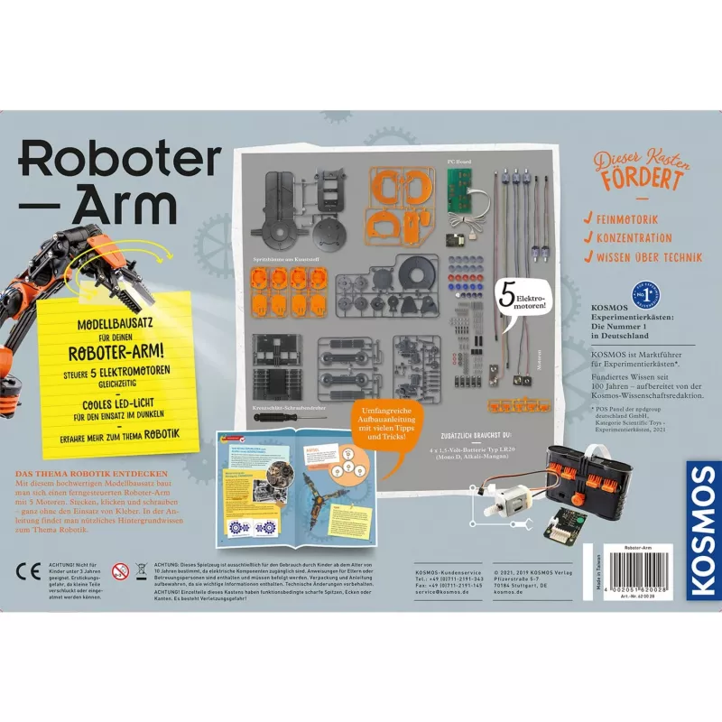 KOSMOS Kit esperimento braccio robotico 620028