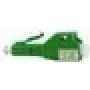 BlueOptics Attenuatore fibra ottica monomodale LC/APC simplex 20 dB