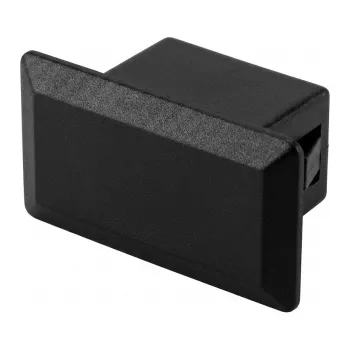 EFB Elektronik Tappo cieco in plastica nero per fori SC duplex/LC quad/ST duplex, confezione da 100 pz.