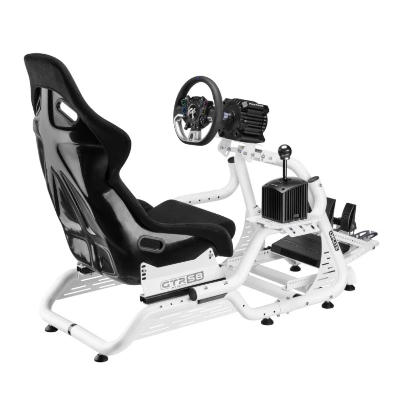 OPLITE Cockpit GTR S8 Infinity Force White simulatore di guida cockpit