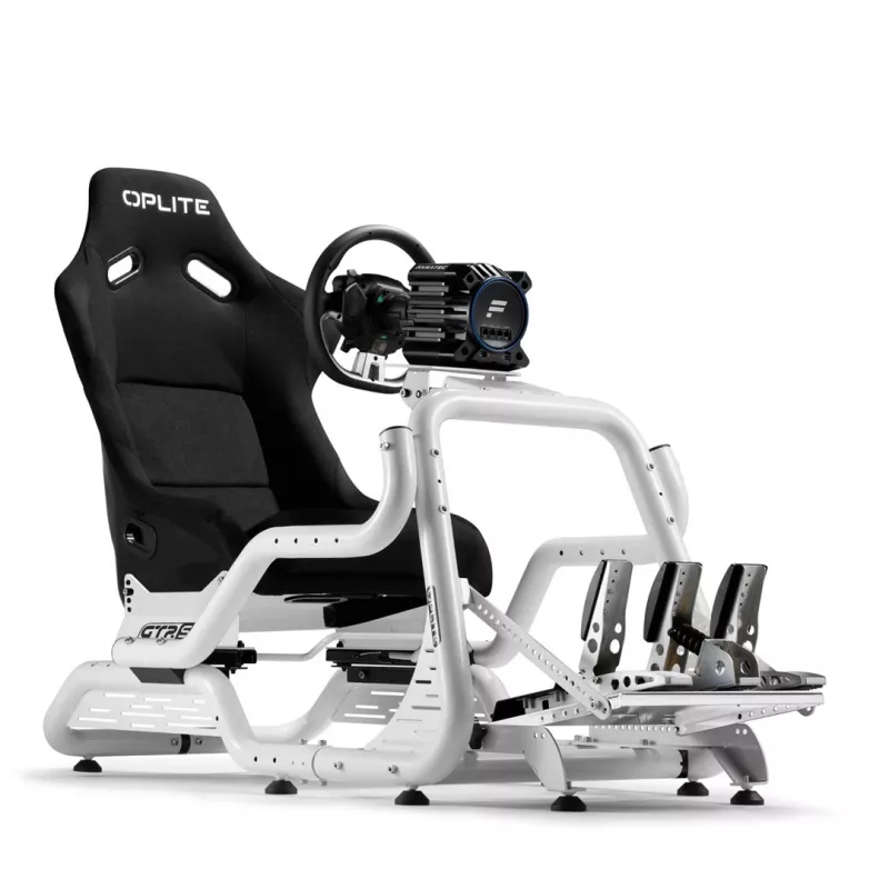 OPLITE Cockpit GTR S8 Infinity Force White simulatore di guida cockpit