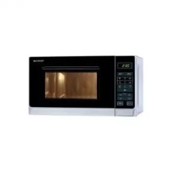 Sharp R-242 INW Microonde solo 20L 800W argento