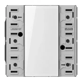 JUNG LS 52931 ST KNX modulo sensore a pulsante universale, 3 tasti, F50, serie LS, Studio White