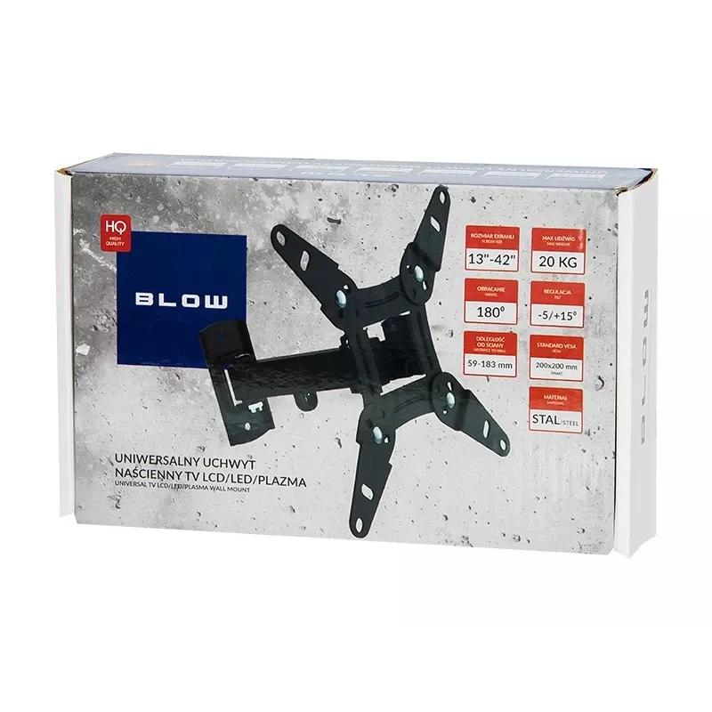 BLOW Supporto TV LCD HQ 13-42 TYP X con cerniera 180°