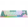 Defender VEXX GK-084 Tastiera da gaming meccanica, layout 75%, switch Outemu Red, Bianco